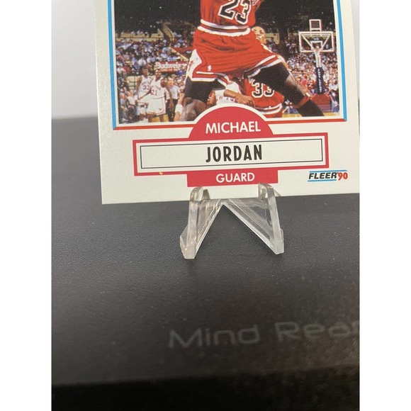 1990 - 1991 Fleer Michael Jordan Chicago Bulls #26 Basketball Error Card Rare - Picture 3 of 9